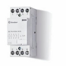 Instalační stykač, 4Z/32 A, 230 V AC/DC, AgNi FINDER 22.74.0.230.1310