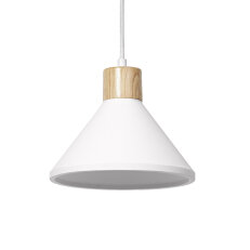 Závěsné svítidlo LEDVANCE Decor Plaster Wood Pendant 220 mm E27 White
