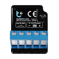 Spínač 12 - 24V BleBox SWITCHBOX DC ALUMIA BB0016