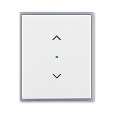 ABB Element Kryt 1násobný symbol žaluzie bílá/ledová šedá 6220E-A01002 04