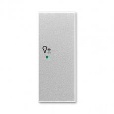 ABB Time Kryt 2násobný pravý symbol stmívání titanová 6220E-A02204 08