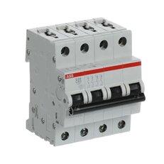 Jistič S204-C63, 4F, 63A, char. C, 6kA, ABB 2CDS254001R0634