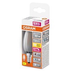Světelný zdroj OSRAM LED SUPERSTAR PLUS CLASSIC B FILAMENT 3.4W 927 Frosted E14