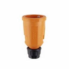Zásuvka spojovací elamidová 3x2,5mm2, oranžová IP20  ABL 100000213