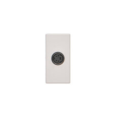 Kryt K45 S-VIDEO 45×22,5mm čistě bílá K103B/9