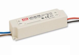 Proudový zdroj pro LED 20W 350mA IP67 MEAN WELL LPC-20-350