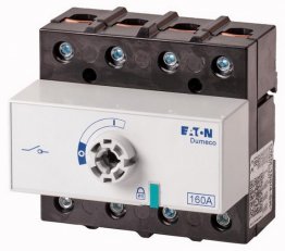 DMM-160/4-SK Odpínač DUMECO 160A 4-pól zadní montáž bez ovládací páky 6085418