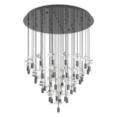 Závěsné svítidlo COMAREIRA LED-CCT 90,3W IP20 nikl nero  EGLO 390493