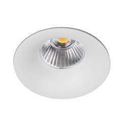 Zápustné svítidlo LUXO bílé LED 8W 3000K 85mm 800lm kulaté