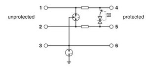 Svodič přepětí TTC-6P-1X2-F-48DC-PT-I PHOENIX CONTACT 2908200