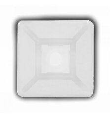 Samolepící šroubovací příchytka 12x12mm přírodní N.G. ELEKTRO NPSC 12x12B