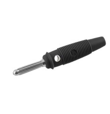 811-053 banánek na kabel 4mm černý