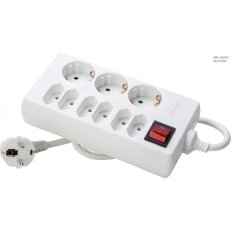 129802002 3+6-way multiple socket outlet