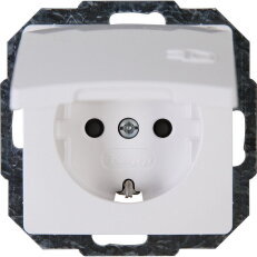 920802069 Earthed socket outlet with hin