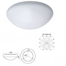 Trevos 57320 SK GAMA LED 1100/840 9W IP54