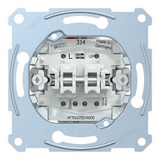 Merten tlačítkový ovládač žaluzií ř.1/0+1/0 10A SCHNEIDER MTN3755-0000