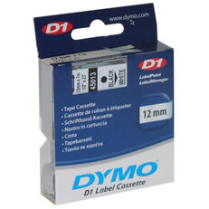 45013S DYMO páska D1 plastová 12mm, čern S0720530S