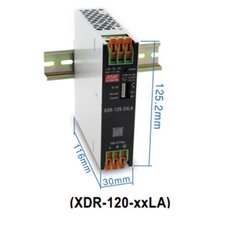 Napájecí zdroj na DIN 120W 12V MEAN WELL XDR-120-12LA