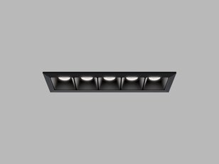 Zápustné svítidlo LED2 LINEAR II 5, B DALI/PUSH 10W 2700K/3000K/4000K UGR černá
