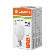 Světelný zdroj LED CLASSIC P DIM P 5.9W 840 Frosted E14 LEDVANCE 4099854847936