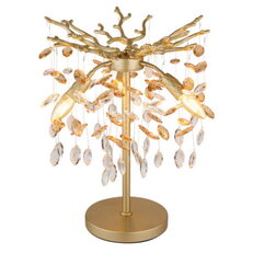Stolní lampa QUEENA zlatá matná 3xE14, max. 40W 230V GLOBO 64138TG