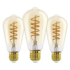 Světelný zdroj E27-LED ST64 2200K 500LM (3ks) jantar EGLO 113142