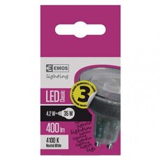 LED žárovka Classic MR16/GU10/4,2 W (40 W)/333 lm/neutrální bílá EMOS ZQ8334