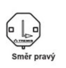 Štítek označení směr pravý (plast) TREMIS VS076
