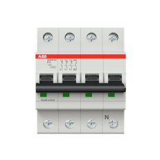 ABB S203M-D6NA jistič 3F odpojení N vodiče (3+NA) 6 A char. D 10kA