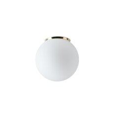 Přisazené svítidlo se skleněným stínidlem OSMONT STYX 2 7W IP65II E27 mosaz
