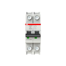 S202MR-K10 jistič char. K Icu: 10kA 10A 2p UL 1077 ABB 2CDS272437R0427