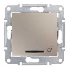 Sedna Ovládač tlačítkový orient.kontrolka 'zvonek' 1/0So Titan SCHNEIDER