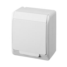 GALATEA IP44 Zásuvka 2P+PE SCHUKO (bílá) FAMATEL 5324-02