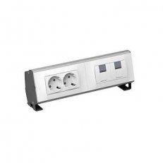 Schneider ISM20700 Service box kit, 2x140 mm modules, Unica, zásuvkový box