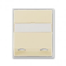 Kryt dvojzásuvky telefonní 5013E-A00215 21 slonová kost/led. bílá Element ABB
