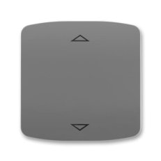 Kryt spínače žaluziového s krátkocestným ovládán 3299A-A110 S2 kouřová Tango ABB