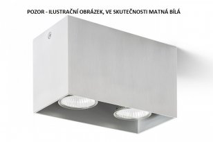 AGATE II stropní matná bílá 230V GU10 2x35W RENDL R12737