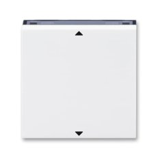 Kryt spínače žaluziového 3299H-A00110 62 bílá/kouřová černá Levit ABB