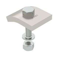 OBO KWS 10 A2 Spojovací úhelník se šr.se 6ti hr.hl. h = 10 mm 60x50 Nerez ocel