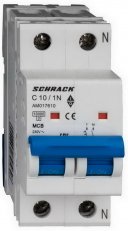 Instalační jistič AMPARO 10kA, C 10A, 1+N SCHRACK AM017610--