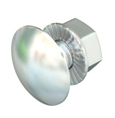 OBO FRSB 6x12 A2 Šroub s plochou kulovou hlavou s maticí kombi M6x12 Nerez ocel