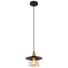 Závěsné svítidlo VIEJO černá 1xE27, max. 60W 230V GLOBO 15086BH