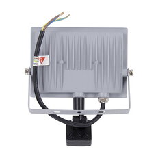 Reflektor KROMA LED S 30W NW IP65 120° pohyb. senzor šedá IDEUS 03606