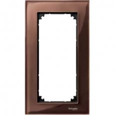 Merten Rámeček 2násobný M-Elegance Mahogany Brown SCHNEIDER MTN4025-3215