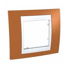 Schneider MGU6.002.869 Krycí rámeček Plus jednonásobný,Orange/polar