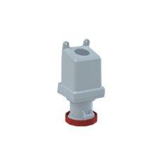 Zásuvka nástěnná 5p. 63 A IP67 6 h šedá-červená 463RS6W ABB 2CMA167328R1000