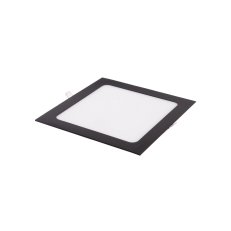 BSN12-LED panel 12W-WW teplá bílá čtverec černý T-LED 102113