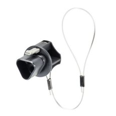 zátka s lankem pro zásuvku RST 2/3 pólů, černá WIELAND 99.414.6205.2