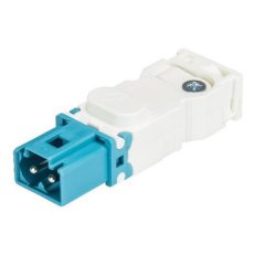 vidlice na kabel, 2-pól, gesis mini GST15i2, samec, barva modrá, code 2