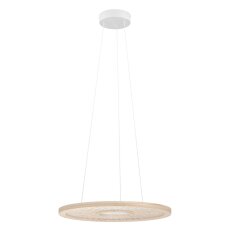 Závěsné svítidlo DEHESA LED bílá/bambus 36W EGLO 390297